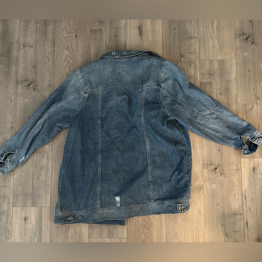 Torrid Extra Long Denim Jacket - image 5